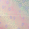 roze mint lila pastel luipaard print regenjas stof *S