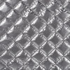silver quilted fabric
