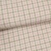 beige (natural) cacao roze kleine ruiten dikke flanel *S