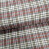 beige (donker taupe) terracotta natural ruiten dikke flanel *S