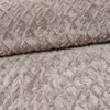 beige (donker taupe) Kabel Wellness teddy - teddy fleece (op=op)