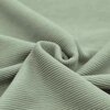 dusty green cotton rib jersey fabric