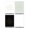 Christmas Wishes chique cards 3pcs