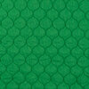 green quilted fabric