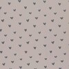 beige taupe hearts cotton baby rib knit jersey SOFT 