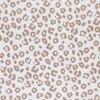 off white beige cacao leopard digital stretch toweling fabric