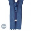 jeans blue Zipper YKK nylon 40cm