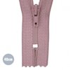 old pink Zipper YKK nylon 40cm