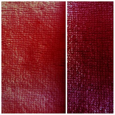 rood (&bordeaux) bamboe katoen fleece