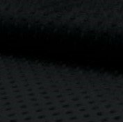 zwart minky noppenfleece