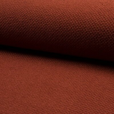nog 55cm - terracotta boucle baby wafel-badstof  (op=op)