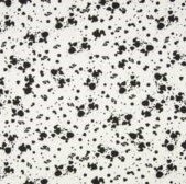 wit (ecru) zwart spetters / painted splash - tricot