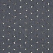 grijs wit kleine ster poplin katoen