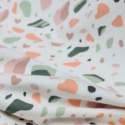 wit roze groen salmon terracotta granito - tricot (op=op)