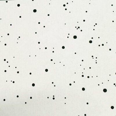 wit zwart confetti poplin katoen