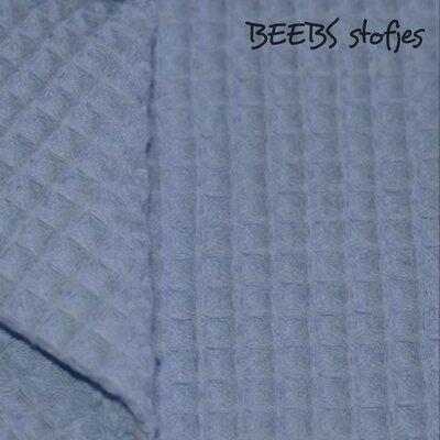 blauw (jeans licht) wafel