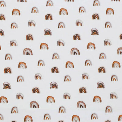 wit (off white) bruin cognac terracotta regenboog - digitaal tricot