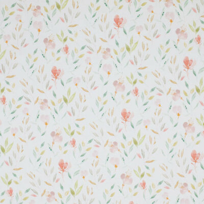 off white pink green yellow orange faded summer flowers digital jersey