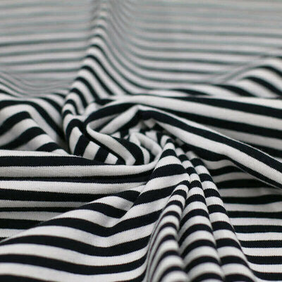 black white stripes spandex jersey