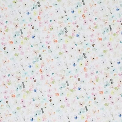 off white  multicolor flowers digital jersey