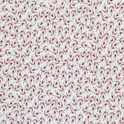 wit (off white) oud mauve geschilderde bloem blaadjes - digitaal tricot