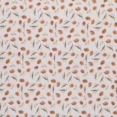 beige (rozig) perzik tulpen bloemen - digitaal tricot (op=op)