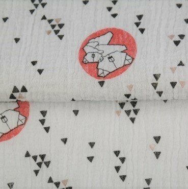 wit (off white) zwart terracotta kiezel origami koala beer & triangels ROXX hydrofiel