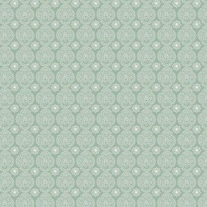 groen (vintage) wit retro werkje mini mini poplin katoen