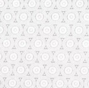 wit katoenen voile retro rondjes broderie katoen