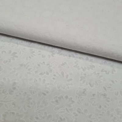 wit schaduw bloemen broderie katoen (op=op)