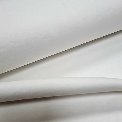 wit molton (dubbelzijdig)