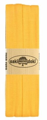 geel (oker) tricot biasband 2cm - (711)