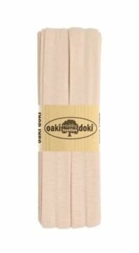 beige (poeder - nude) tricot biasband 2cm - (053)