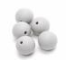 grijs (licht) siliconen ronde kraal 12mm - 5 stuks