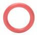 rood (zalmkleur) roze plastic ring 4cm - 5 stuks