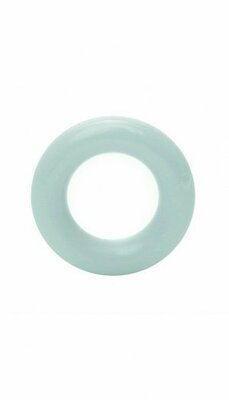 mint grey plastic ring 25mm - 5 pcs