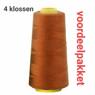 cognac lockgaren - 752 - 4x klos