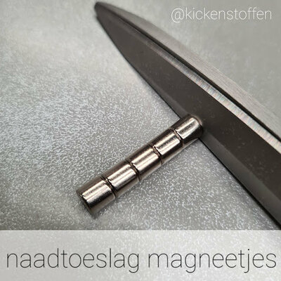 naadtoeslag magneten set 5 stuks