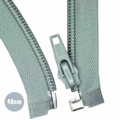 groen (zee mint) Deelbare Rits YKK nylon 40cm