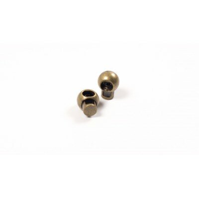 bronze gold metal stopper - 2 pieces