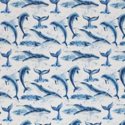 off white blue dophines whales digital jersey