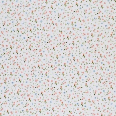 off white nude pink green peach bloom flowers digital jersey