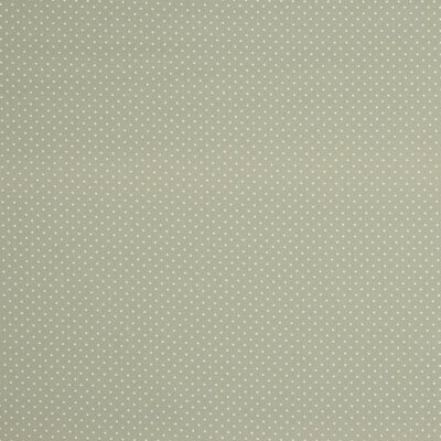 beige (taupe-kiezel) wit klein stipje poplin katoen (op=op)