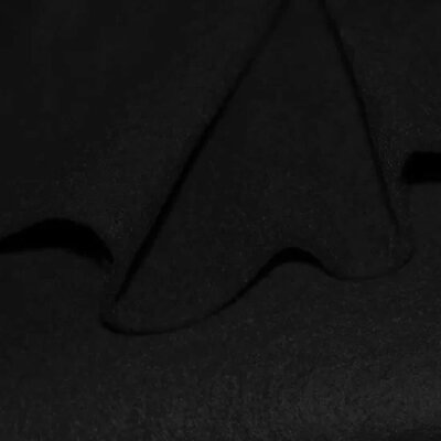 black felt fabric 3mm