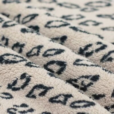 beige (kiezel) luipaard rondjes panter babyteddy (op=op)