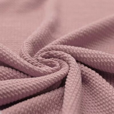 roze (oud licht) katoenen mini kabel tricot