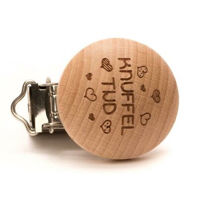 houten speenclip knuffeltijd 2 stuks  (op=op)