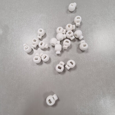 witte koordstopper 20mm