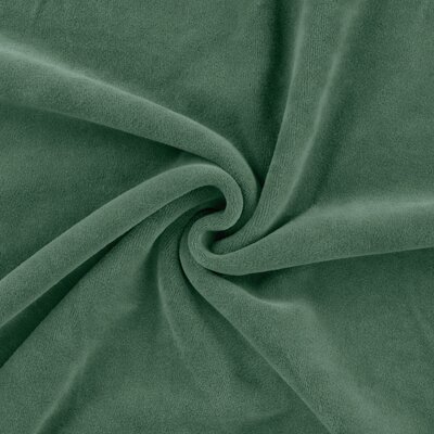 groen (saffier) katoenen velvet (op=op)