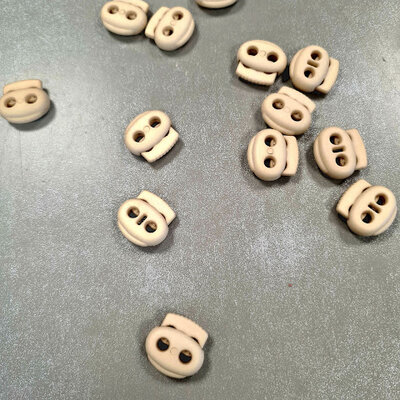 wit (natural) koordstopper 2gaats